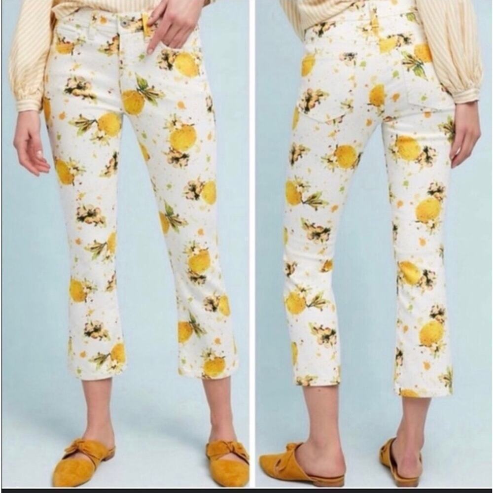 Anthropologie PILCRO & The Letterpress Lemon Jeans